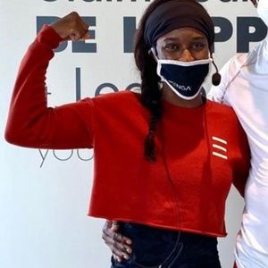 SPENGA LIMITIED EDITION Blood Orange Cropped Sweater M